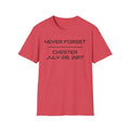 Never forget Chester Memorial tee - remember bennington - novelty fashion tee