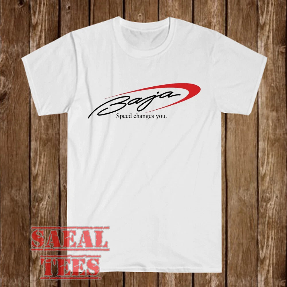 Baja Boats Men's White Size S-5XL