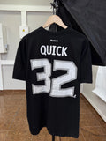 🇺🇸 Y2K Jonathan Quick Los Angeles King NHL Reebok T-Shirt size XL color Black