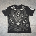 Vintage Y2K Southpole T-Shirt Men's XL Black Short Sleeve Grunge Skate Punk
