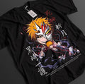 Bleach Anime Shirt Ichigo Bankai T-Shirt Byakuya Tshirt Aizen Zaraki Unisex Tee