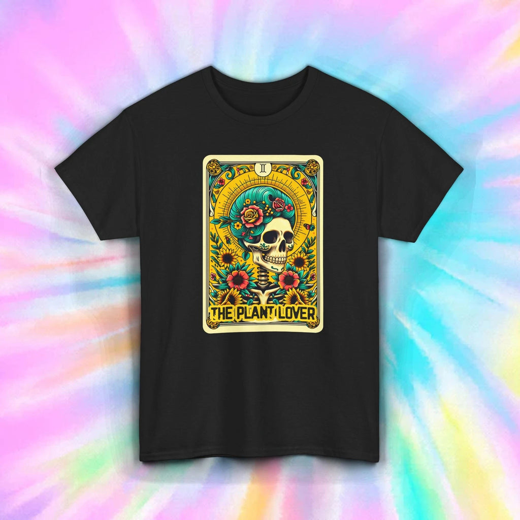 The Plant Lover Shirt Psychedelic Skull Tarot Floral Botanical Art S-5XL