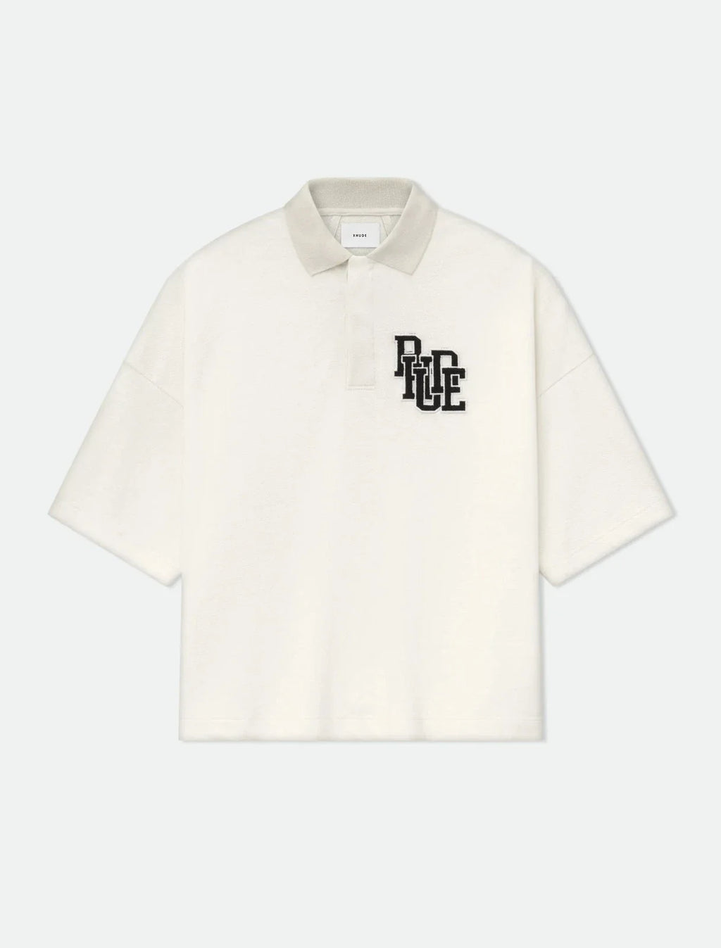 RHUDE vintage vintage slogan logo Men Women short sleeved T-shirt