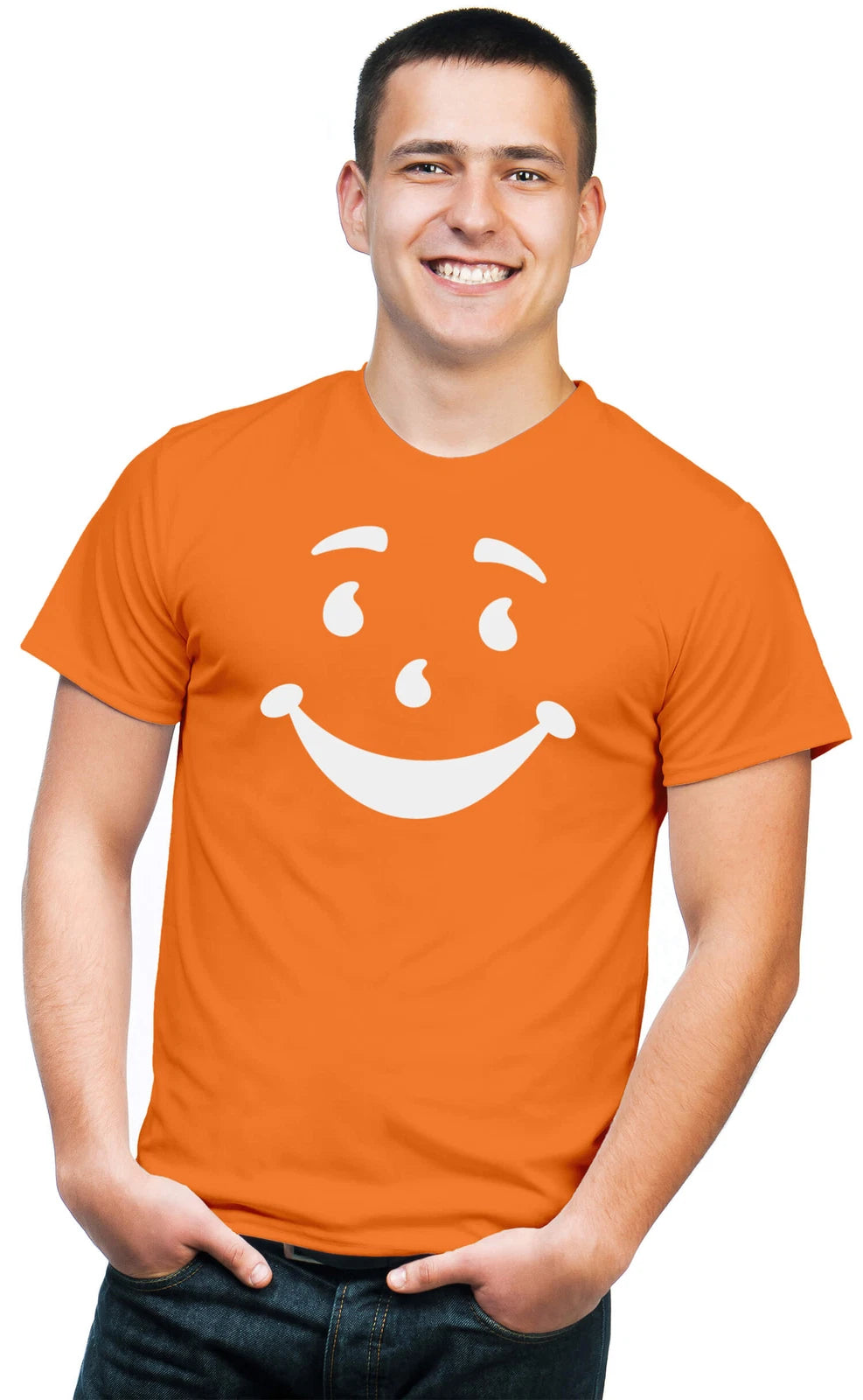 BSW Men's Cool-Aid Man Face Oh Yeah! Juice Shirt