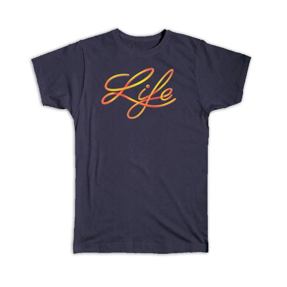 Gift T-Shirt : Life Sign Support For Best Friend Creative Creativity Be Happy