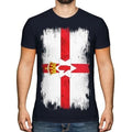 Northern Ireland Grunge Flag T-Shirt Irish Football Jersey Gift