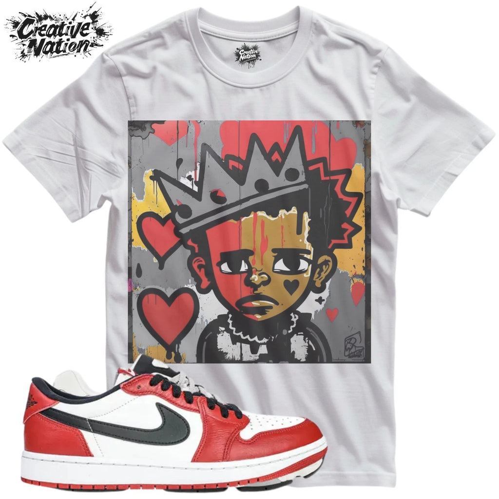 Shirt To Match 1 Low OG Chicago Unisex Tee Sneaker Shirt Cool Shirt Sneaker Tee