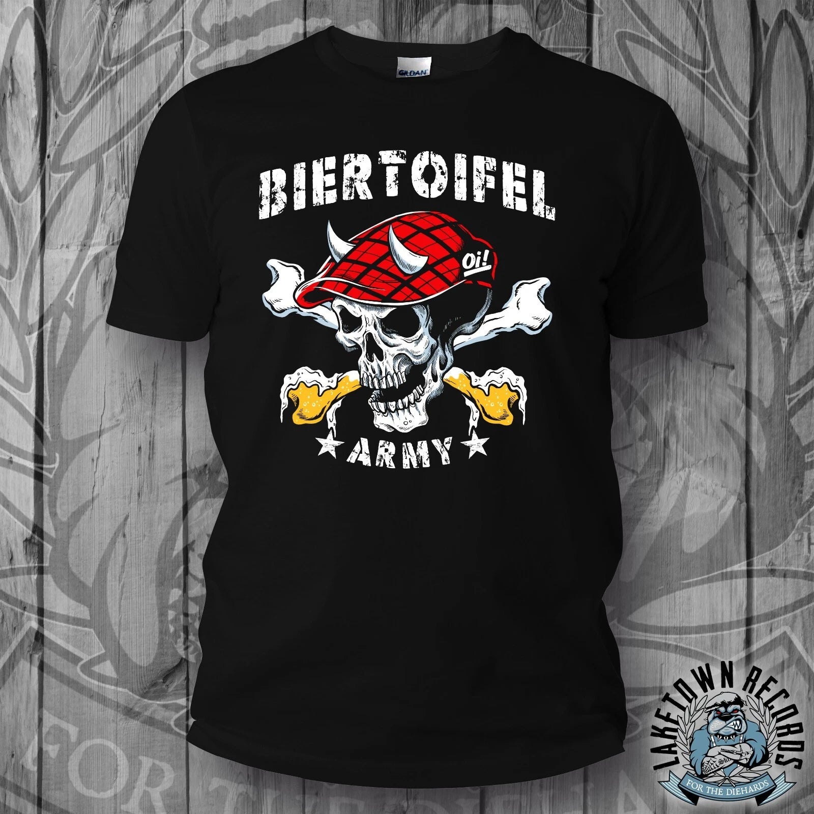 BIERTOIFEL - ARMY shirt S-3XL 4 per mille Berliner Weisse skinhead Oi! Punk