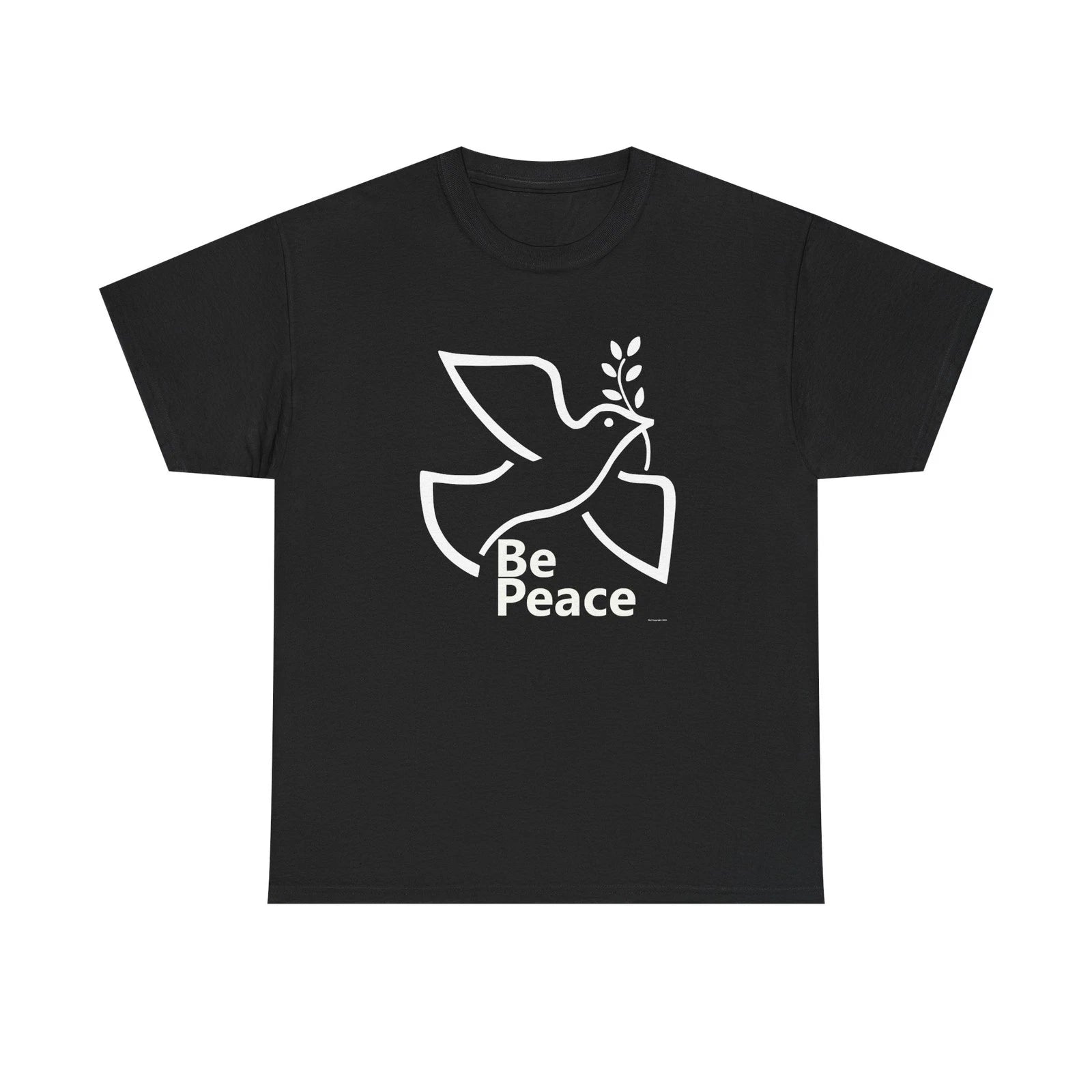 Be Peace Unisex Heavy Cotton Tee - Stylish & Comfortable Statement T-Shirt