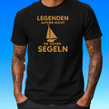 Mens Legends Go Sailing Motif Cotton T-Shirt Size S to 5XL