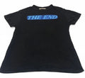 Off-White Men Oversized “THE END” Tee Size S Black Streetwear Virgil Abloh Rare