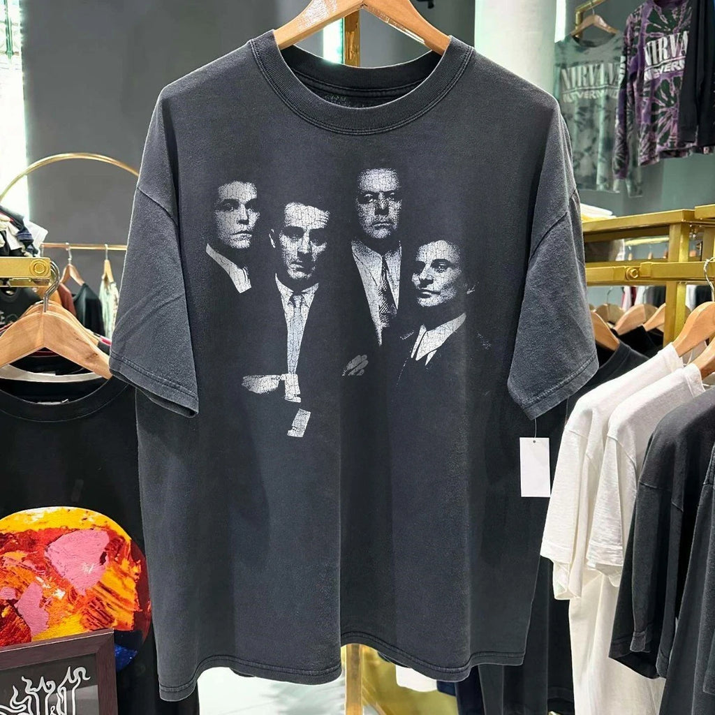 90s Goodfellas Washed T-Shirt Black L