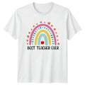Best Teacher Ever Womens T-Shirt Boho School Staff Appreciation Gift For Her