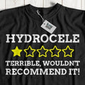 Unisex Funny Hydrocele T-Shirt Boyfriend Gifts Balls Sack Surgery Tee