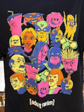 Adult Swim Carl's Jr. Hardees Employee Only Promo Men's Black T-Shirt Sz 2XLRare