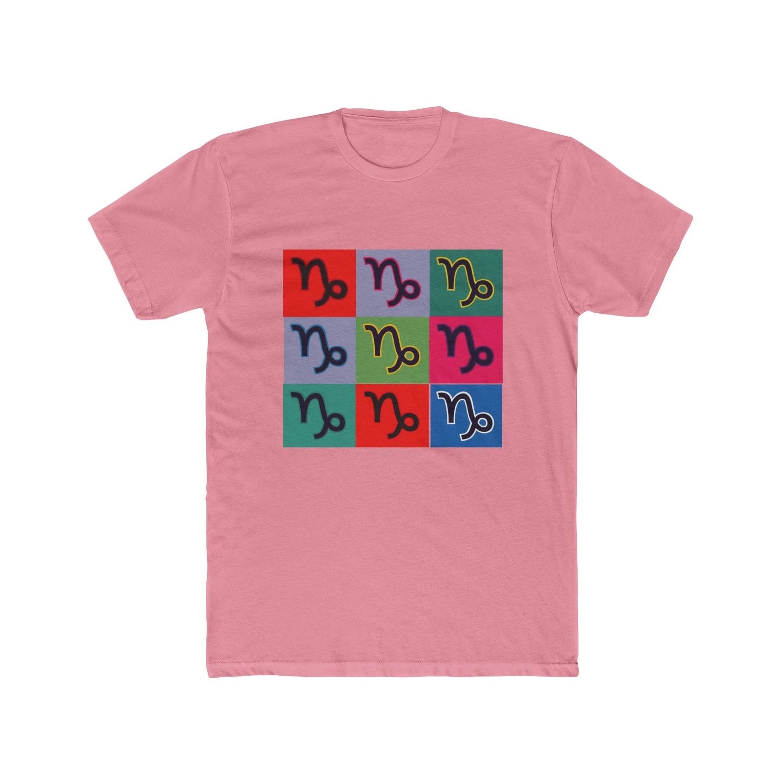Retro Capricorn Tee Andy Warhol Style | Unisex Cotton Pop Art Graphic Shirt