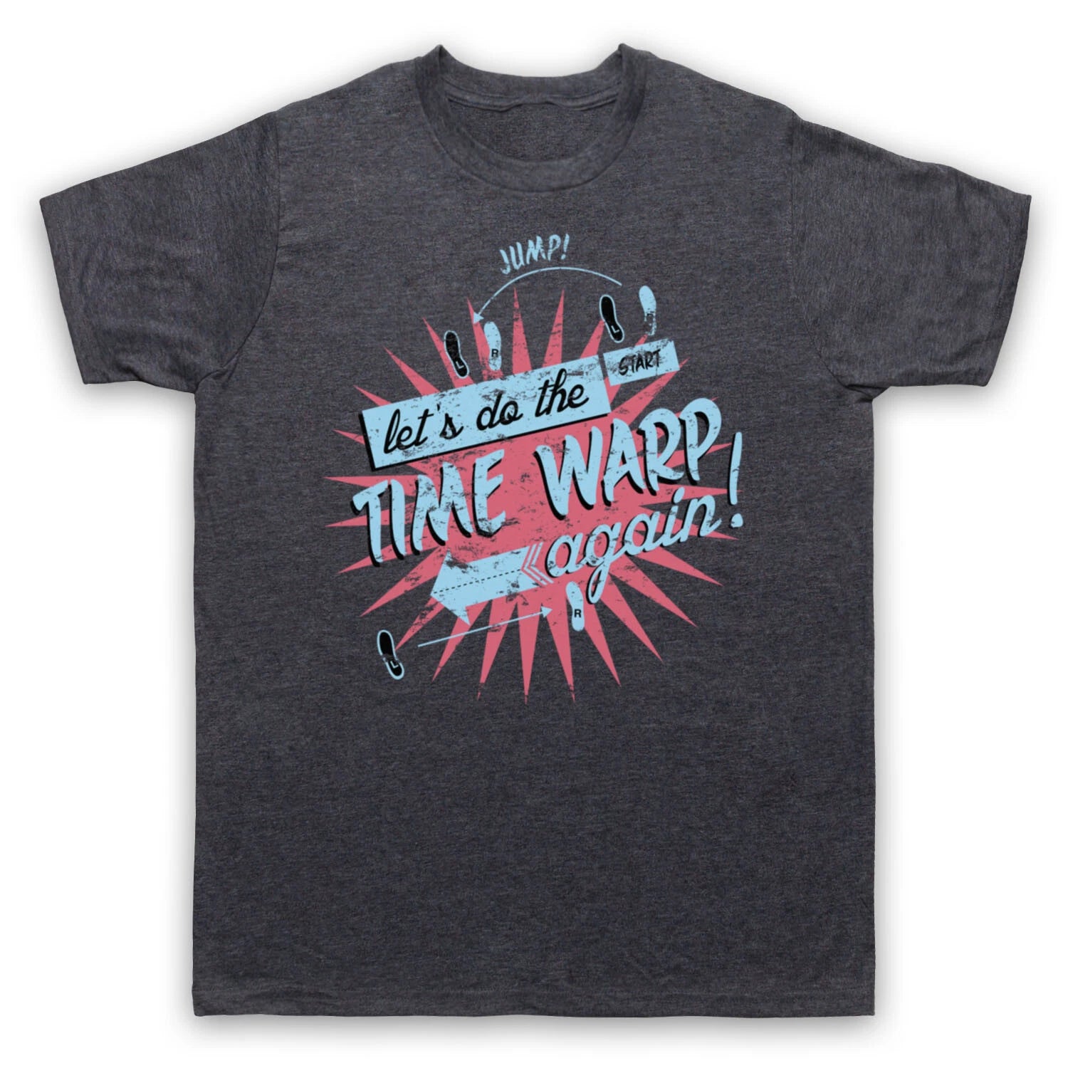 ROCKY HORROR PICTURE SHOW UNOFFICIAL TIME WARP MUSICAL MENS & WOMENS T-SHIRT