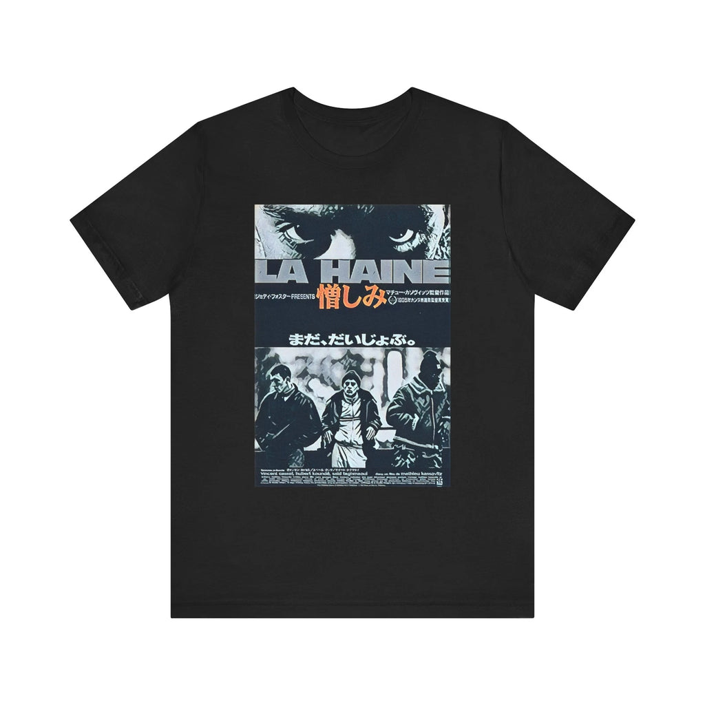 La Haine Graphic Print Movie Art Crewneck Unisex Jersey Short Sleeve Tee Shirt