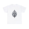 Minimalist Ink Pen Drawing T Shirt Nature Lover Happy Leaf Streetwear Hiking Tee