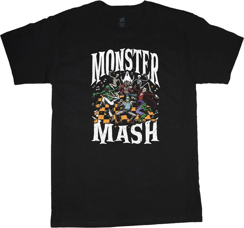 Funny Halloween Shirts Monsters Horror Movie Funny Men's Graphic Tees
