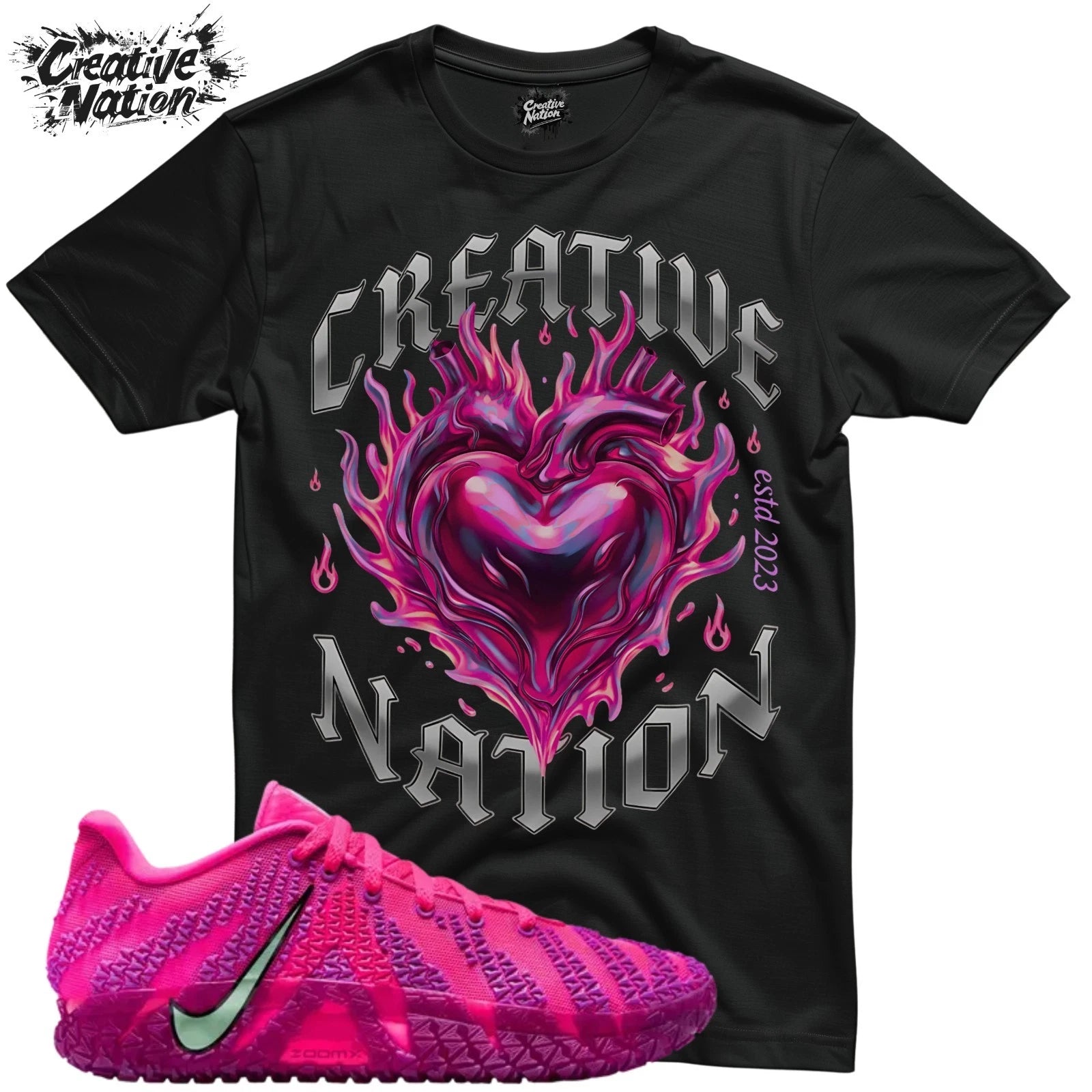 Shirt To Match 3 Max Volume Unisex Tee Sneaker Shirt Heart Shirt