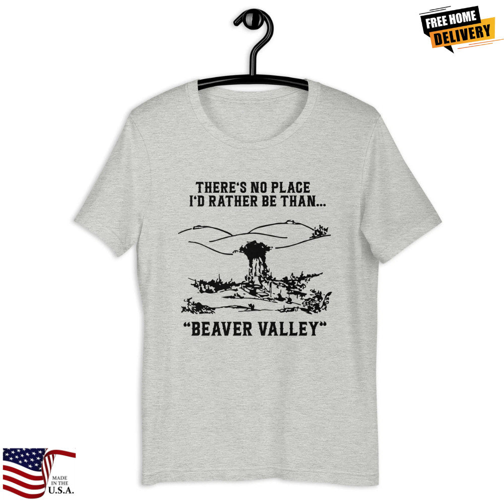 Funny Beaver Valley-Inspired Hilarious Logo Tee Unisex S-5XL