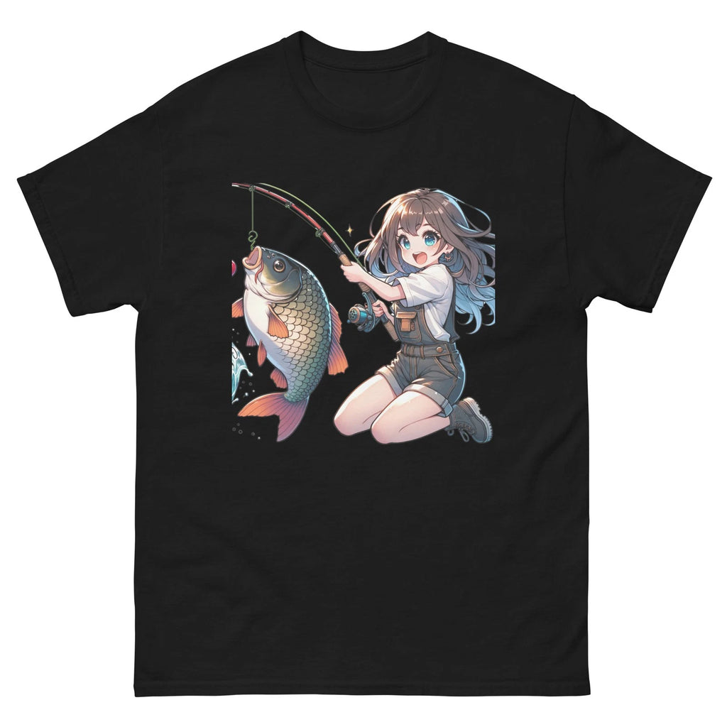 Kawaii Anime Fishing Girl 15 Unisex classic tee