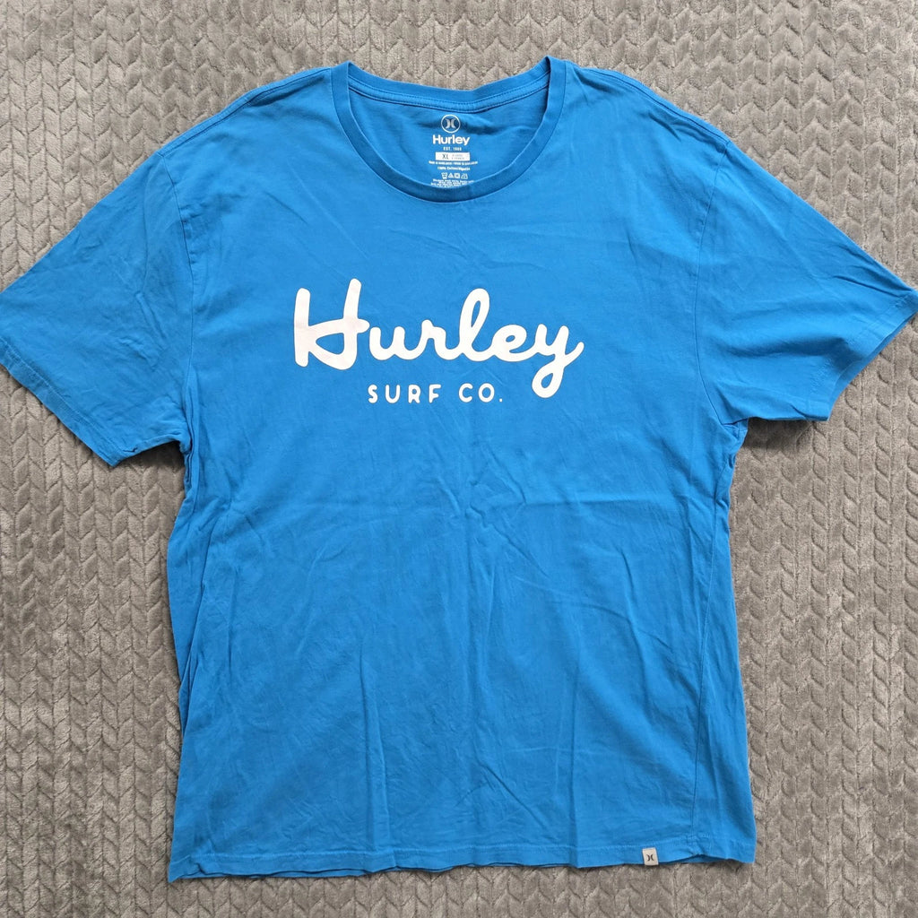 Hurley Surf Co Mens T-Shirt XL Everyday Washed Graphic Short Sleeve Tee Spellout