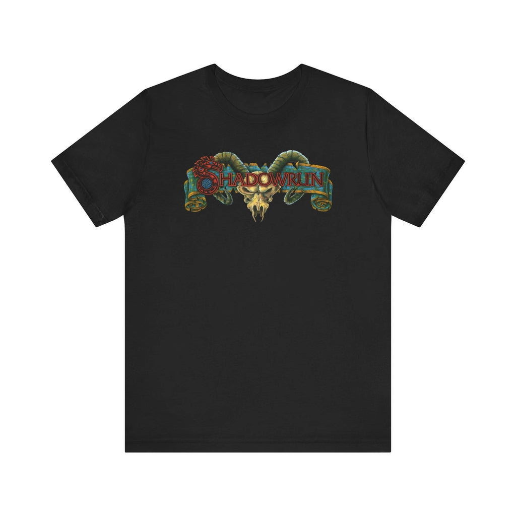 Shadowrun SNES Retro Style Cover Art Logo Video Game Pixel Art Unisex T Shirt
