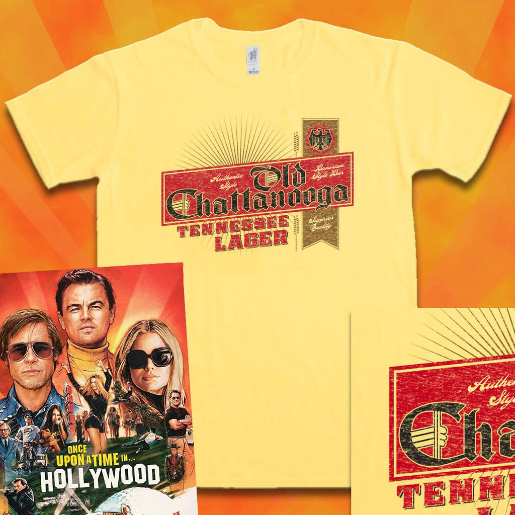 Old Chattanooga Beer Distressed t-shirt Once Upon Time Hollywood