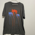 Salvador Dali 3 Elephants Minimal Artwork  T-Shirt Sz L/XL