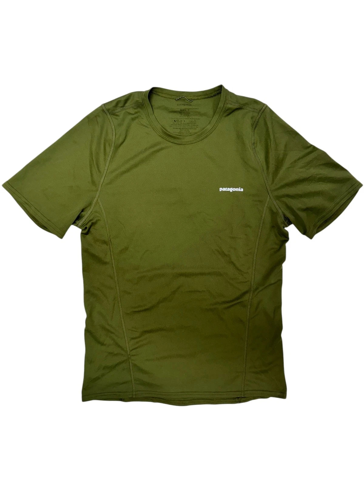 Patagonia Men's S Olive Green Capilene Cool Daily T-Shirt Performance Activewear