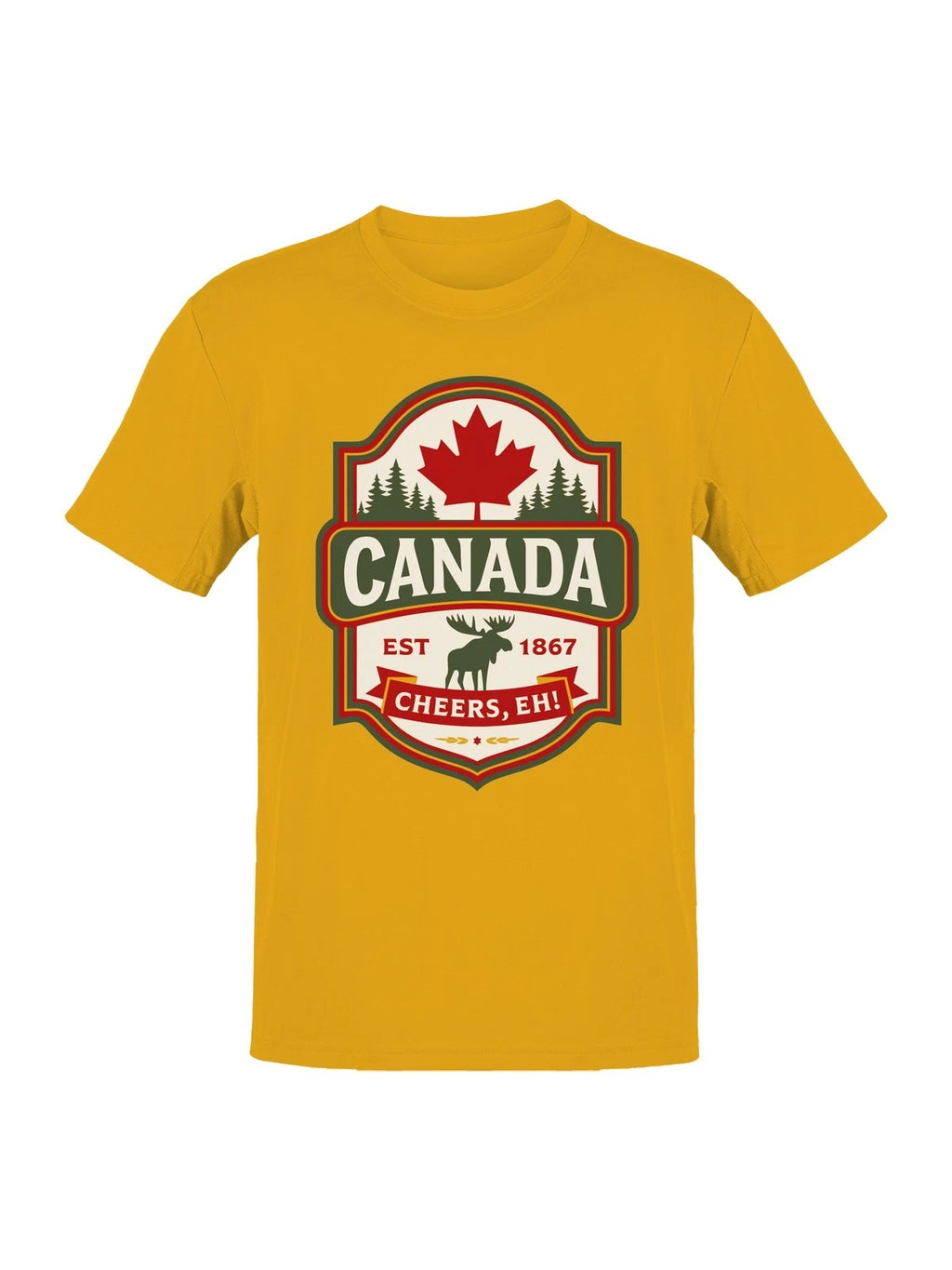 Canada Cheers Eh! Vintage Design Men's T-shirt