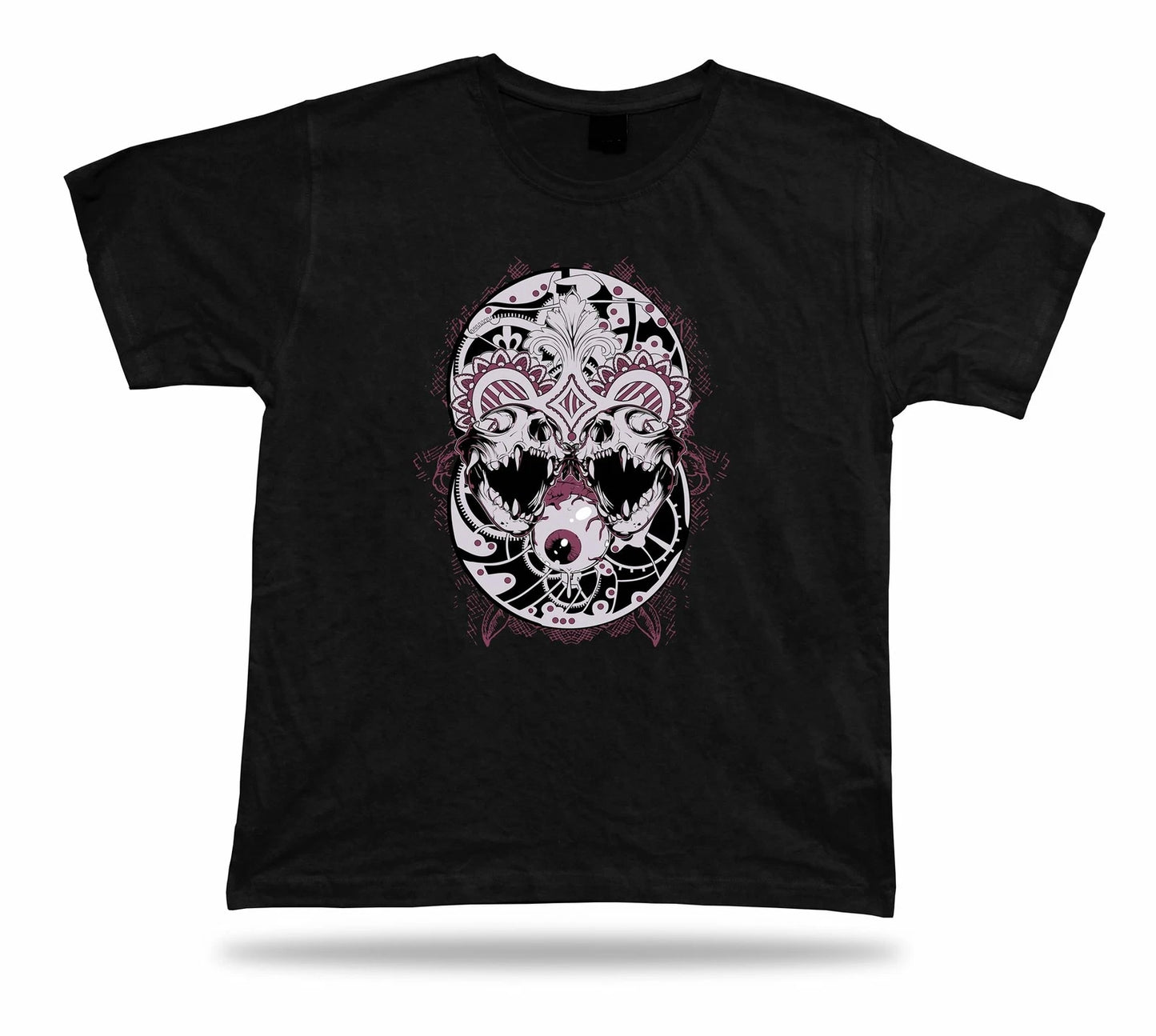 Tshirt Tee Shirt Birthday Gift Idea Eye Ball Skull Tribal Stylish Symbol Tattoo