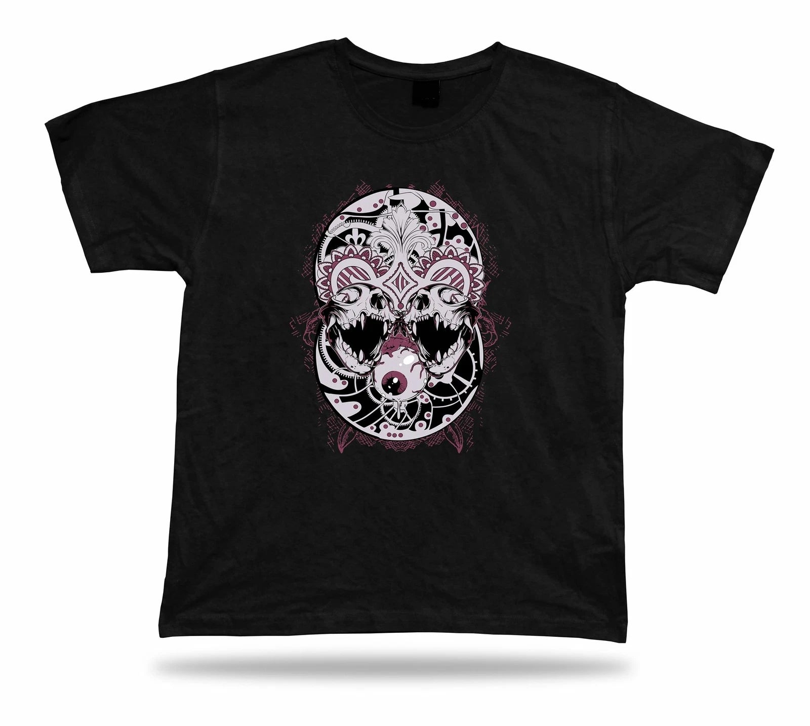 Tshirt Tee Shirt Birthday Gift Idea Eye Ball Skull Tribal Stylish Symbol Tattoo