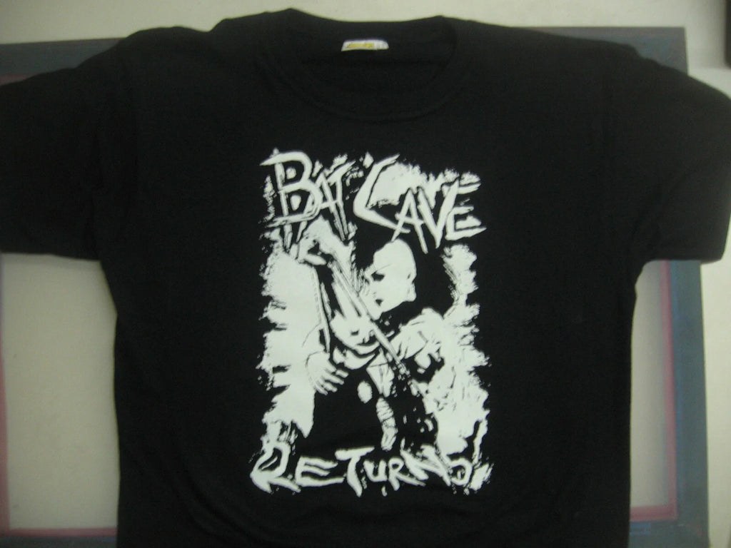 BATCAVE RETURNS.. T-SHIRT/new wave/dark/punk/gothic/bauhaus/goth/ian curtis/cure