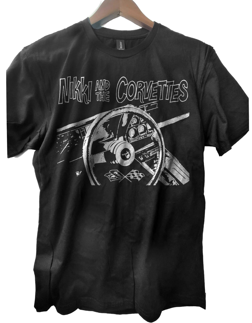 Nikki and the Corvettes  band   t shirt