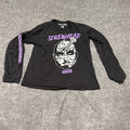 Too Dope Mens T-Shirt Size M Black Purple White Screw Head Made In El Barrio