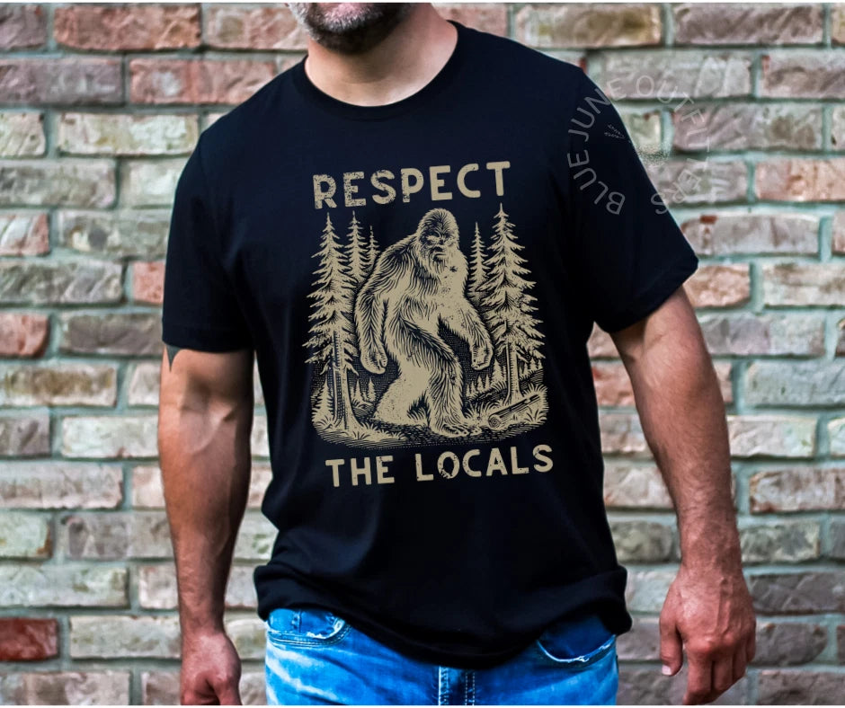 RESPECT THE LOCALS | BIGFOOT PNW COMFORT COLORS® TEE