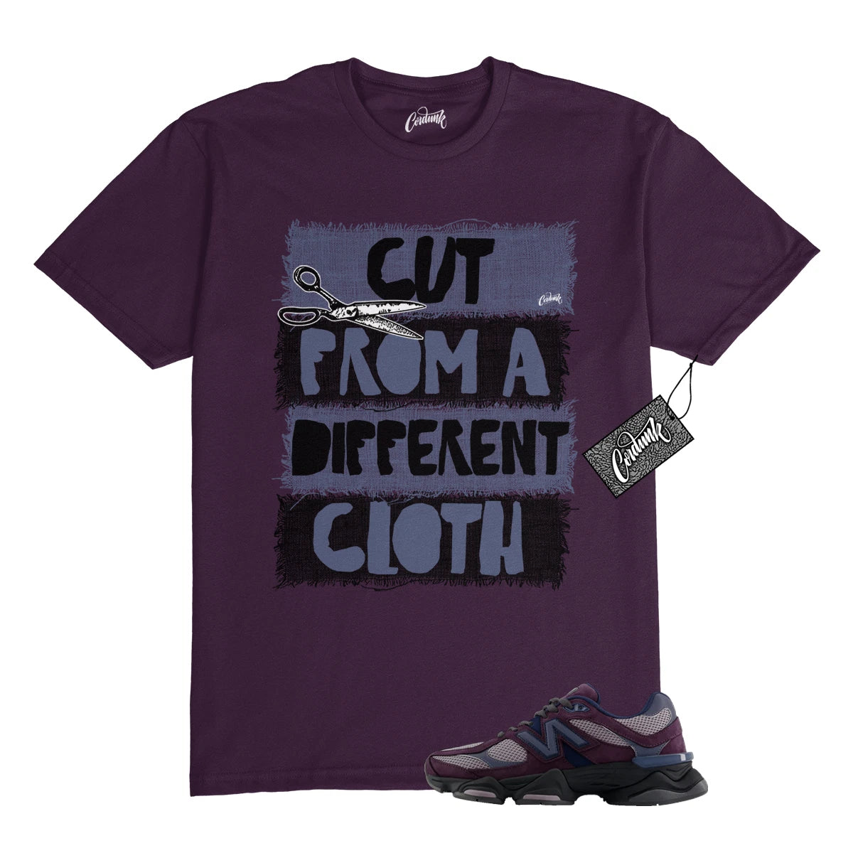 9060 Plum Brown Ice Wine Dark Arctic Grey T Shirt to Match CUT