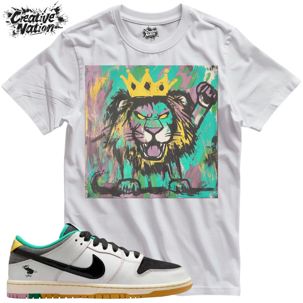 Shirt To Match SB Dunk Low CSEF Unisex Tee Sneaker Shirt Lion Shirt