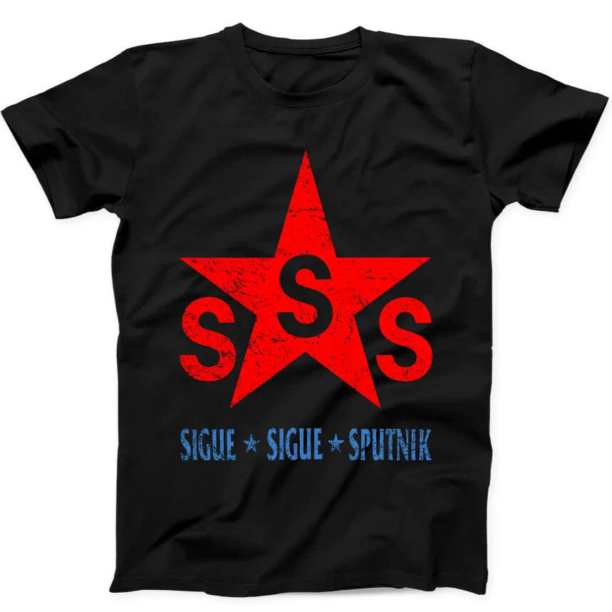 Sigue Sigue Sputnik Love Missile F1-11 Music Gift Tee Black T Shirt 380