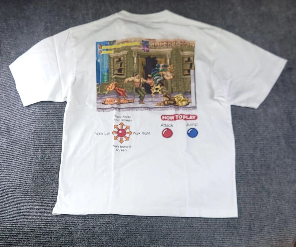 Uniqlo UT Capcom Final Fight Arcade Retro Graphic T Shirt Size M Video Game