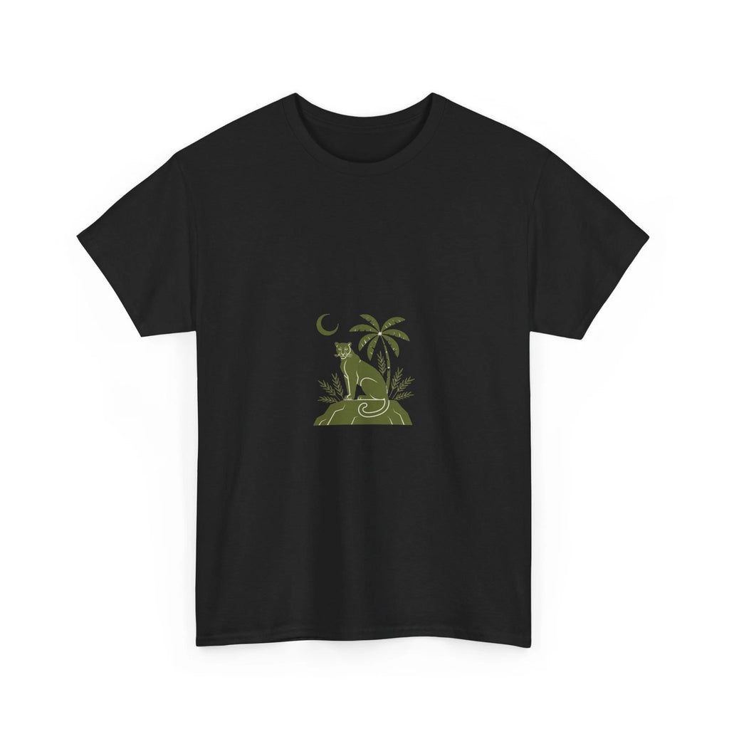 Impressley Jungle Cat Graphic T-Shirt – Unique Casual Wear for Men and Women
