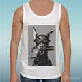 Canotta T-Shirt " Doberman Dog Gun " Gift Idea