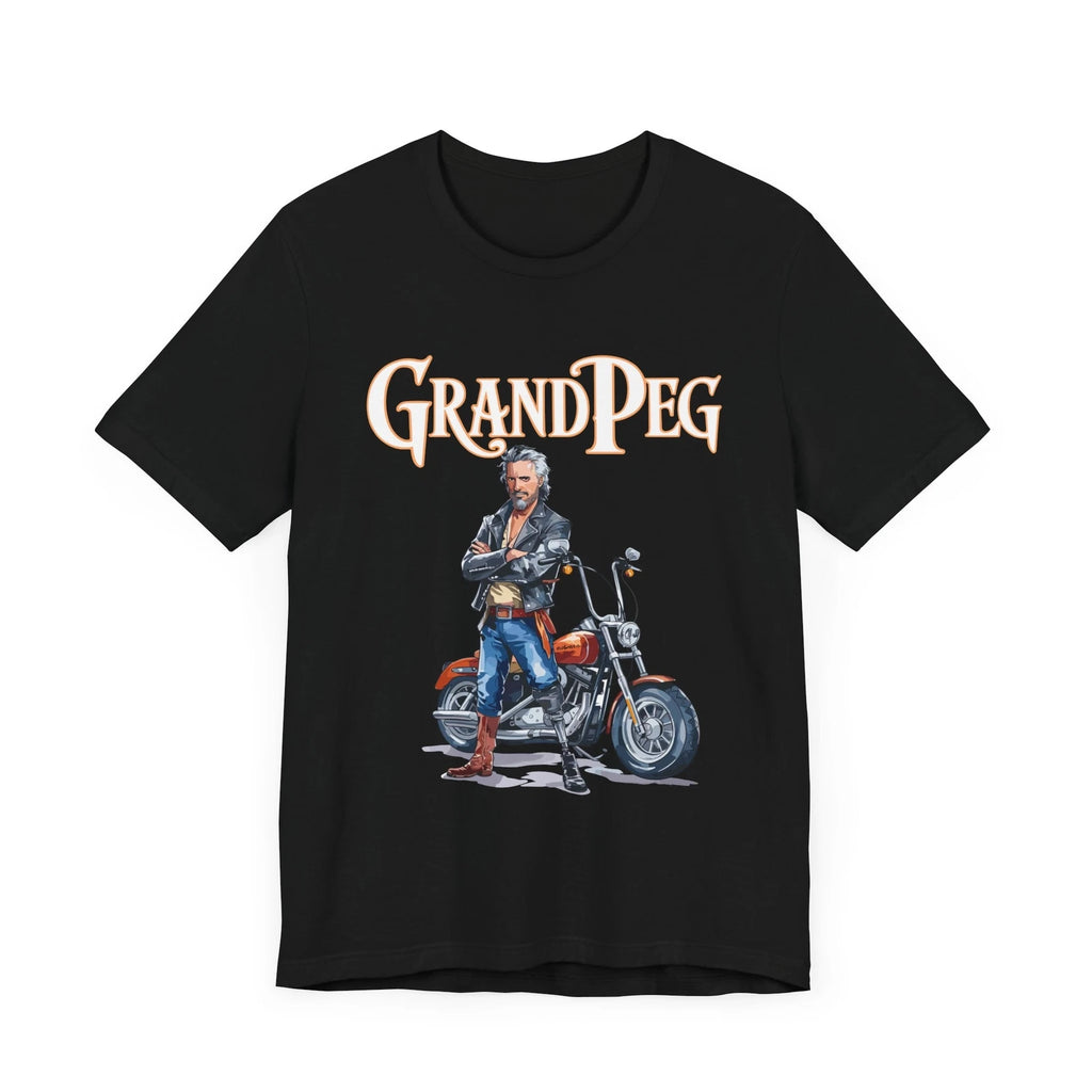 Funny amputee Shirt for Biker Grandpa, Motorcycle Gift, amputation joke t-shirt