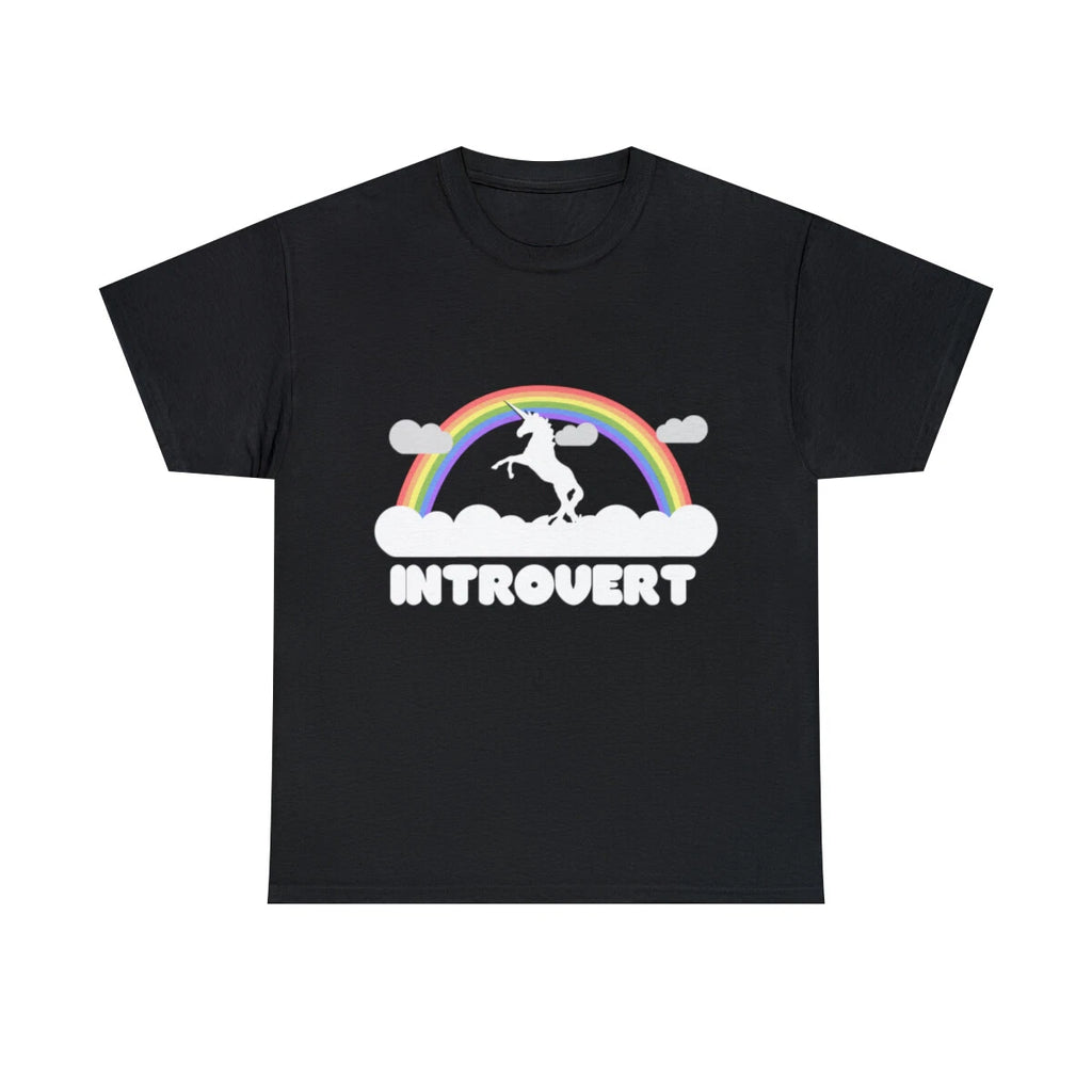 Introvert Graphic Tee Shirt, S-5XL