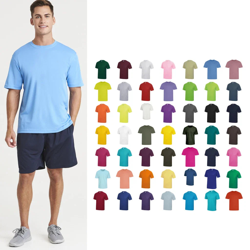 AWDis Just Cool Cool T - Moisture-wicking fabric, Self-fabric crew neck (A)