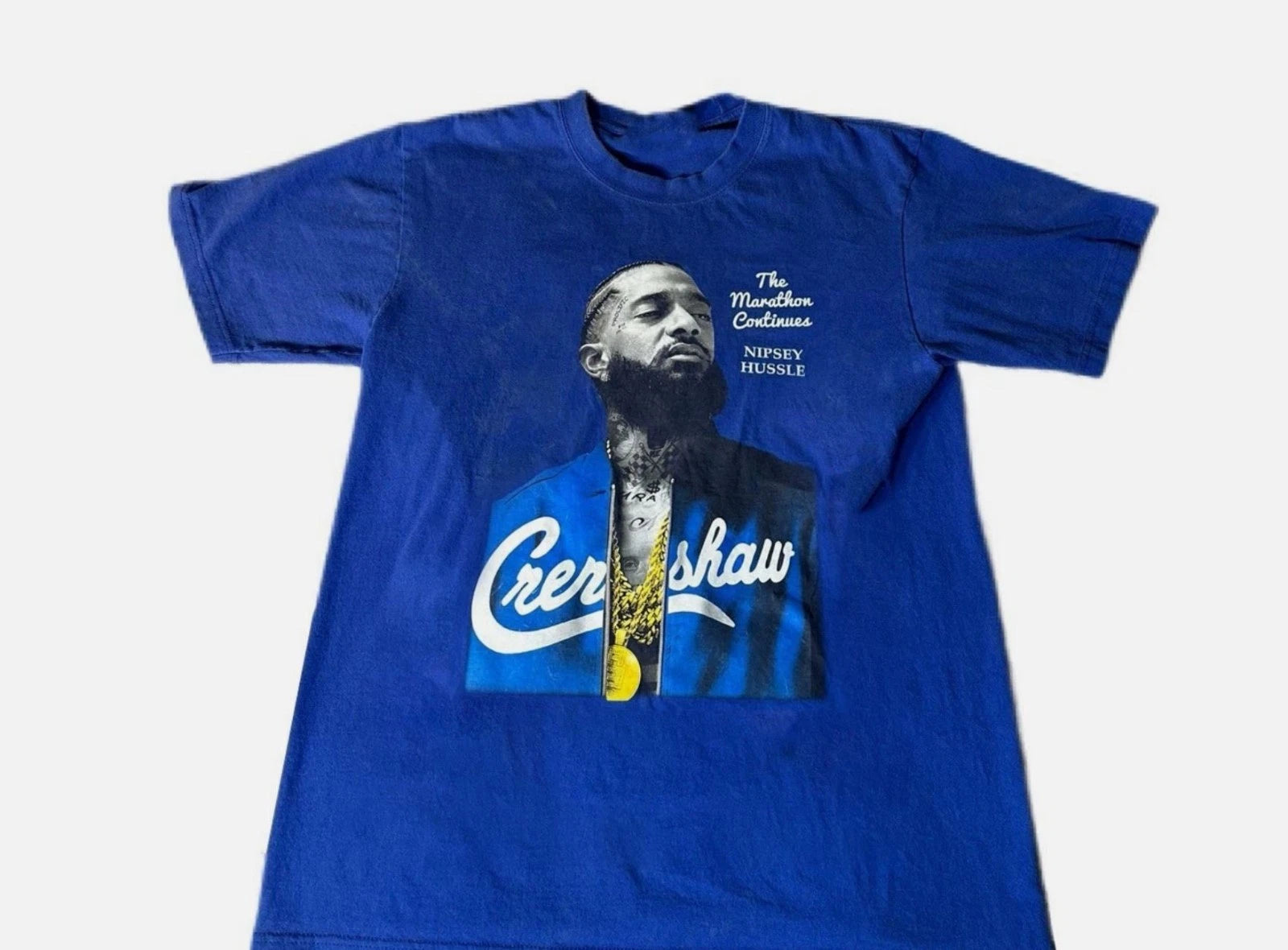 New Nipsey Hussle royal color Gift For Fans Unisex S-5XL Shirt reprint