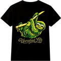 Cute Sloth T Shirt Unrushed Life Relaxed Lazy Animal Graphic Tee Casual Top